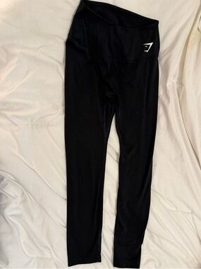 Gymshark 7/8 Black Leggings Size Medium